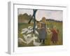 Kinder Mit Gaensen-Paula Modersohn-Becker-Framed Giclee Print