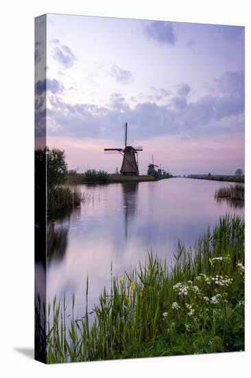 Kinderdijk,Molenwaard - Holland-ClickAlps-Stretched Canvas