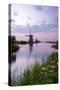 Kinderdijk,Molenwaard - Holland-ClickAlps-Stretched Canvas