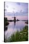 Kinderdijk,Molenwaard - Holland-ClickAlps-Stretched Canvas