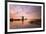 Kinderdijk, Netherlands the Windmills of Kinderdijk Resumed at Sunrise.-ClickAlps-Framed Photographic Print