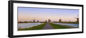 Kinderdijk Windmills, Holland-Anna Miller-Framed Photographic Print