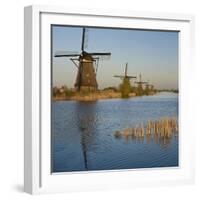 Kinderdijk Windmills, Holland-Anna Miller-Framed Photographic Print