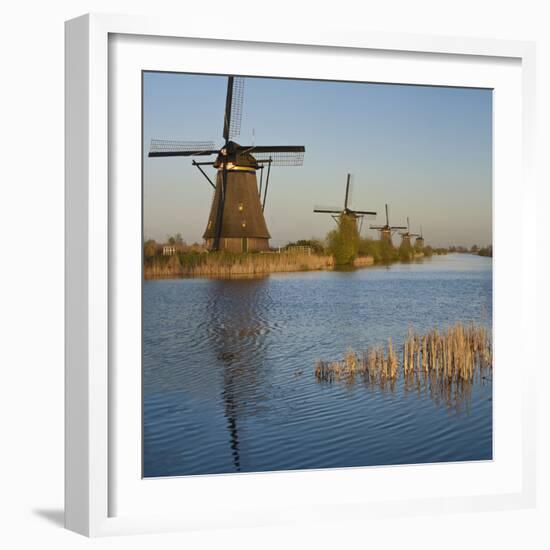 Kinderdijk Windmills, Holland-Anna Miller-Framed Photographic Print