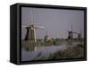 Kinderdijk Windmills, Netherlands-David Barnes-Framed Stretched Canvas