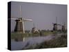 Kinderdijk Windmills, Netherlands-David Barnes-Stretched Canvas