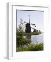 Kinderdijk Windmills, UNESCO World Heritage Site, Holland, Europe-Olivieri Oliviero-Framed Photographic Print