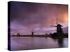 Kinderdijk Windmills, Zuid, Holland-Michele Falzone-Stretched Canvas