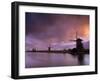 Kinderdijk Windmills, Zuid, Holland-Michele Falzone-Framed Photographic Print