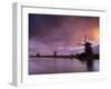 Kinderdijk Windmills, Zuid, Holland-Michele Falzone-Framed Photographic Print