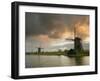 Kinderdijk Windmills, Zuid, Holland-Michele Falzone-Framed Photographic Print