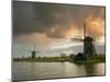 Kinderdijk Windmills, Zuid, Holland-Michele Falzone-Mounted Photographic Print