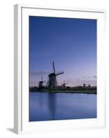 Kinderdijk Windmills, Zuid, Holland-Michele Falzone-Framed Photographic Print