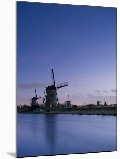 Kinderdijk Windmills, Zuid, Holland-Michele Falzone-Mounted Photographic Print