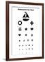 Kindergarten Eye Chart Reference-null-Framed Art Print