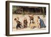 Kindergespann, 1868-Albert Anker-Framed Giclee Print