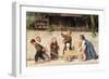 Kindergespann, 1868-Albert Anker-Framed Giclee Print