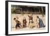 Kindergespann, 1868-Albert Anker-Framed Giclee Print