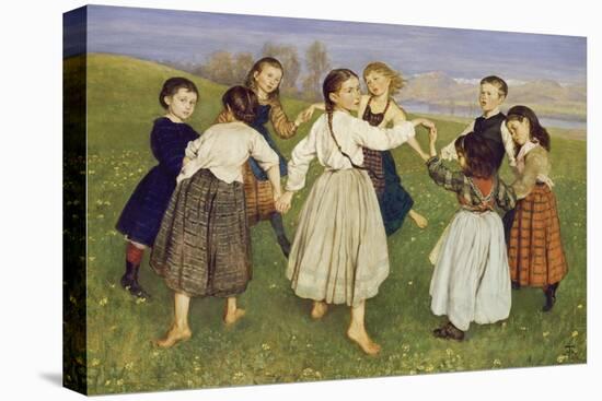 Kinderreigen, 1872-Hans Thoma-Stretched Canvas