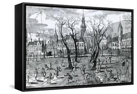Kinderspiele, 1618-Adriaen Pietersz van de Venne-Framed Stretched Canvas