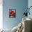 Kindle's Poppies I-Lanie Loreth-Framed Stretched Canvas displayed on a wall