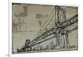 Kinetic City Sketch II-Ethan Harper-Framed Art Print