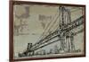 Kinetic City Sketch II-Ethan Harper-Framed Art Print