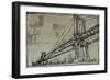 Kinetic City Sketch II-Ethan Harper-Framed Art Print