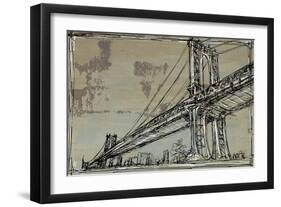 Kinetic City Sketch II-Ethan Harper-Framed Art Print