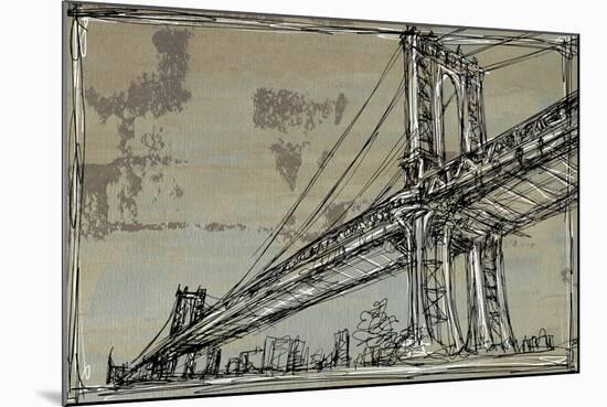 Kinetic City Sketch II-Ethan Harper-Mounted Art Print