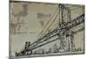 Kinetic City Sketch II-Ethan Harper-Mounted Art Print