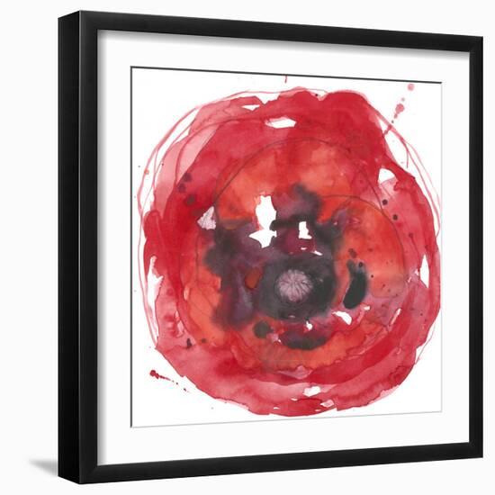 Kinetic Poppy II-Jennifer Goldberger-Framed Art Print