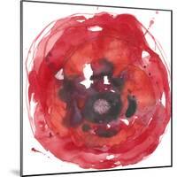 Kinetic Poppy II-Jennifer Goldberger-Mounted Art Print