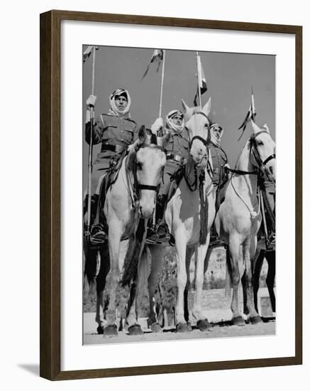 King Abdullah Ibn Hussein's Royal Household Guards-John Phillips-Framed Premium Photographic Print