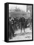 King Albert of the Belgians During the Siege of Antwerp, Belgium, September-October 1914-J Simont-Framed Stretched Canvas