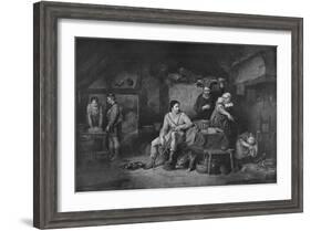 'King Alfred in Neatherd Cottage', 1806, (1912)-David Wilkie-Framed Giclee Print