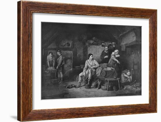 'King Alfred in Neatherd Cottage', 1806, (1912)-David Wilkie-Framed Giclee Print