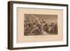 'King Alfred Inciting The Anglo Saxons', (1878)-Herbert Bourne-Framed Giclee Print