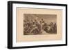 'King Alfred Inciting The Anglo Saxons', (1878)-Herbert Bourne-Framed Giclee Print