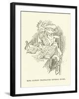 King Alfred Translated Several Books-null-Framed Giclee Print
