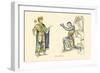 King and Knight-H. Shaw-Framed Art Print