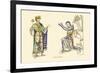 King and Knight-H. Shaw-Framed Art Print