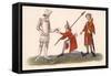 King and Officers C14Th-null-Framed Stretched Canvas