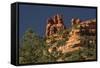 King and Three Queens, Fay Canyon, Coconino Nf, Sedona, Arizona-Michel Hersen-Framed Stretched Canvas