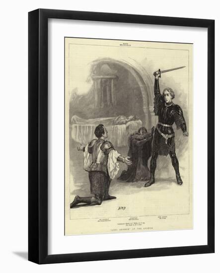 King Arthur at the Lyceum-Henry Marriott Paget-Framed Giclee Print