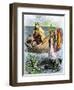 King Arthur Receiving His Magic Sword from the Lady of the Lake-null-Framed Giclee Print