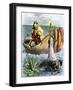 King Arthur Receiving His Magic Sword from the Lady of the Lake-null-Framed Giclee Print