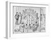 King Arthur's Knights of the round Table-null-Framed Giclee Print