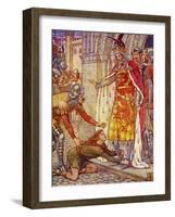 King Arthur's Knights-Walter Crane-Framed Giclee Print