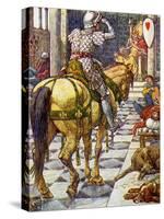 King Arthur's Knights-Walter Crane-Stretched Canvas